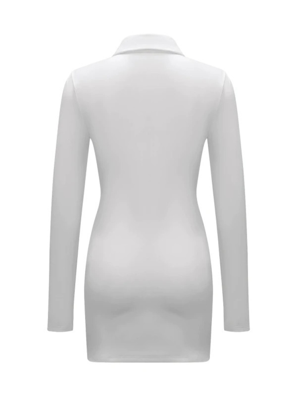 H&M Sexy Tight Square Neck Bodycon Shirt Dress